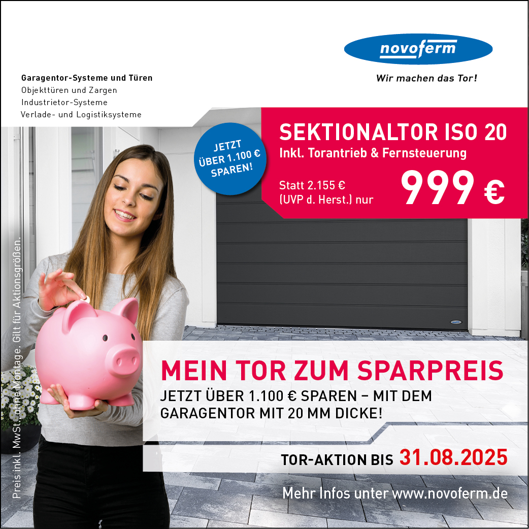 Sektionaltor ISO 20