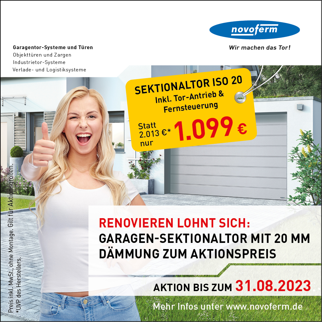 Sektionaltor ISO 20